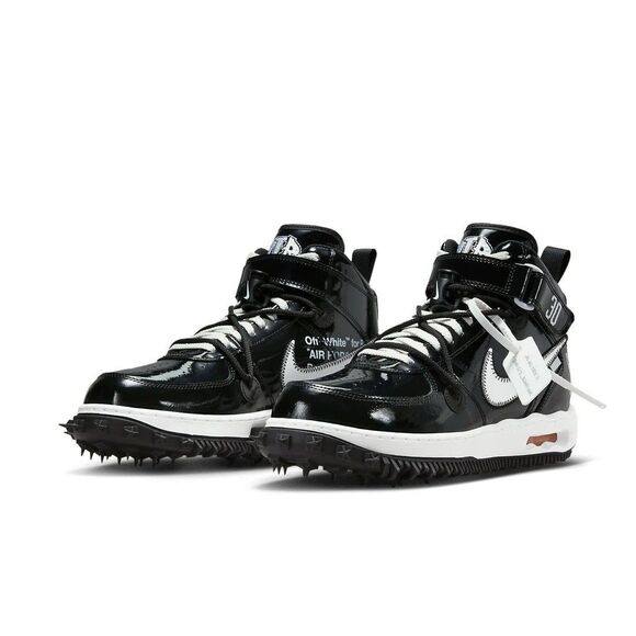 Size 11 Nike Air Force 1 Mid Off-White SP Sheed Black White Mens DR0500-001